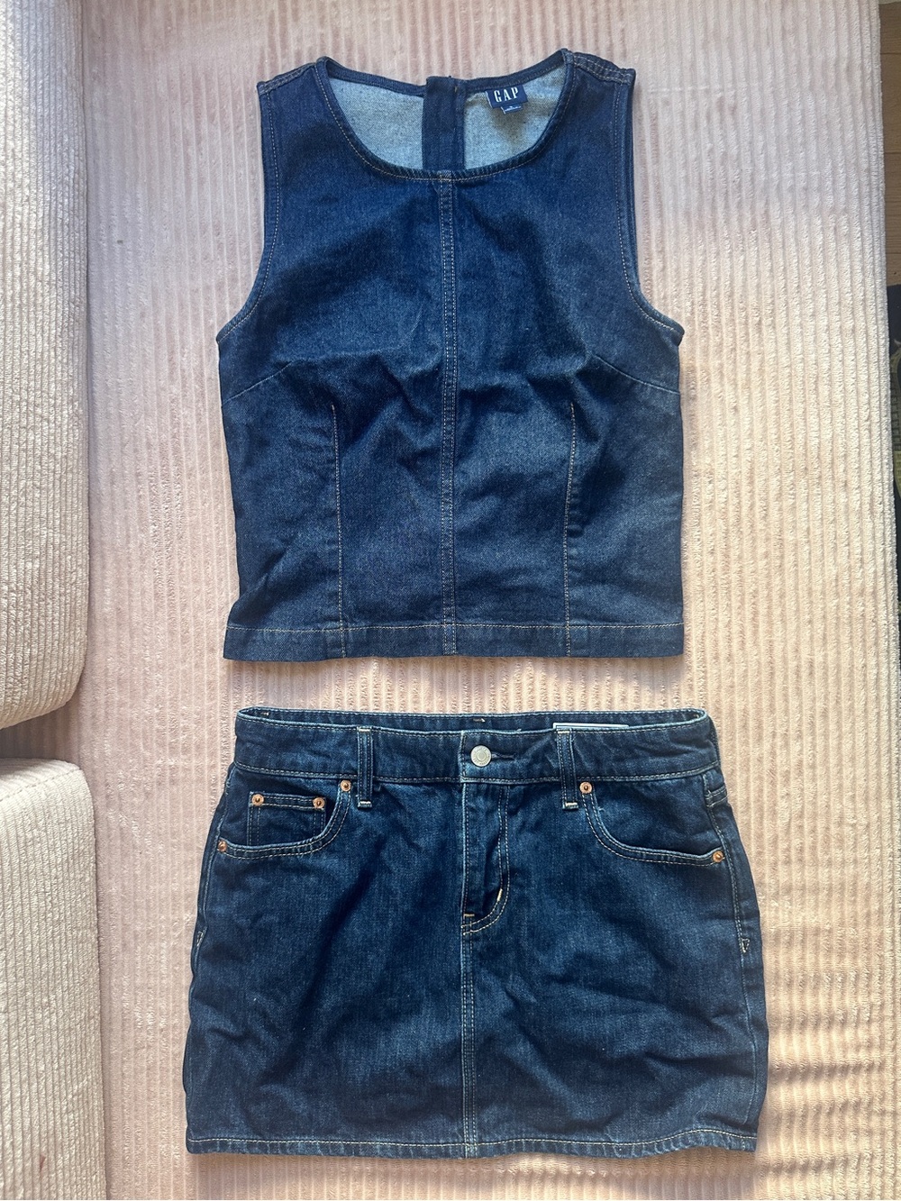 Gap Denim Skirt Set